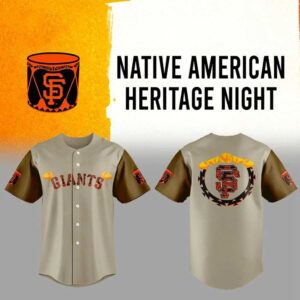 San Francisco Giants Native American Heritage Night 2026 Baseball Jersey