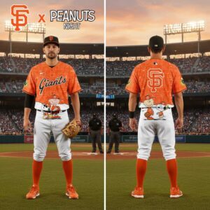 San Francisco Giants Peanuts Game Night 2026 Classic Baseball Jersey