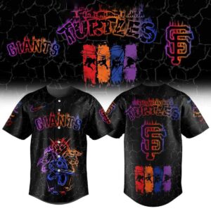 San Franciso Giants Teenage Mutant Ninja Turtles Dark Mode Jersey