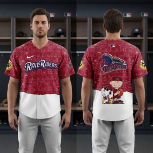 Scranton Wilkes Barre RailRiders Peanuts Night MiLB 2026 Baseball Jersey