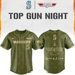 Seattle Mariners Top Gun 2026 Comeback Night Baseball Jersey