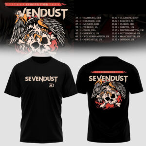 Sevendust Europe UK Tour 2026 Tee Hoodie