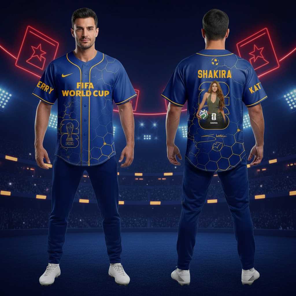 Shakira FIFA World Cups 2026 Limited Edition Jersey Shakira FIFA World Cups 2026 Limited Edition Jersey