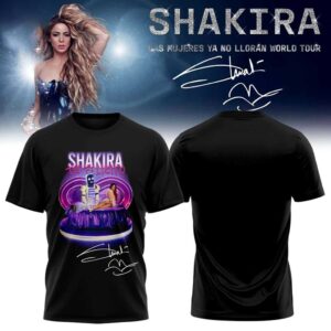 Shakira Las Mujeres Ya No Lloran World Tour T Shirt