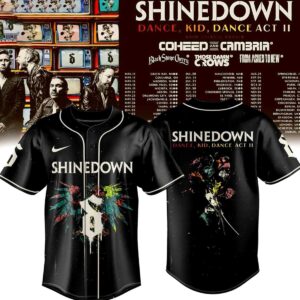 ShineDown Dance, Kid, Dance Tour 2026 FOR FAN Baseball Jersey