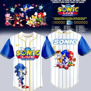 Sonic Live In Concert 2026 Baseball Jersey