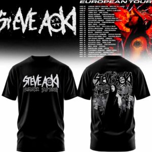 Steve Aoki European Tour 2026 T Shirt Steve Aoki European Tour 2026 T Shirt