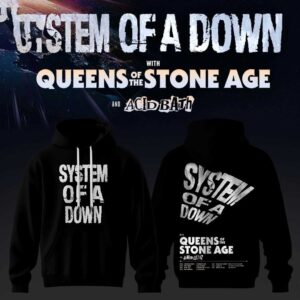 System of a Down UK 038  EU Tour 2026 Black Tee Hoodie