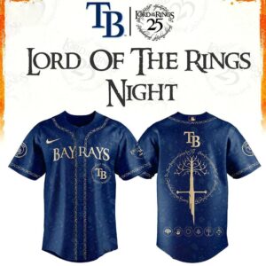 Tampa Bay Rays The Lord of The Rings 2026 Baseball Game Jersey