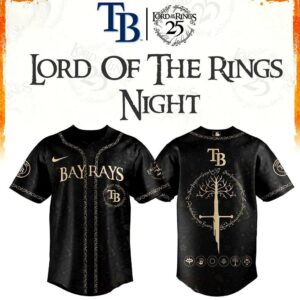 Tampa Bay Rays The Lord of The Rings 2026 Baseball Game Jersey