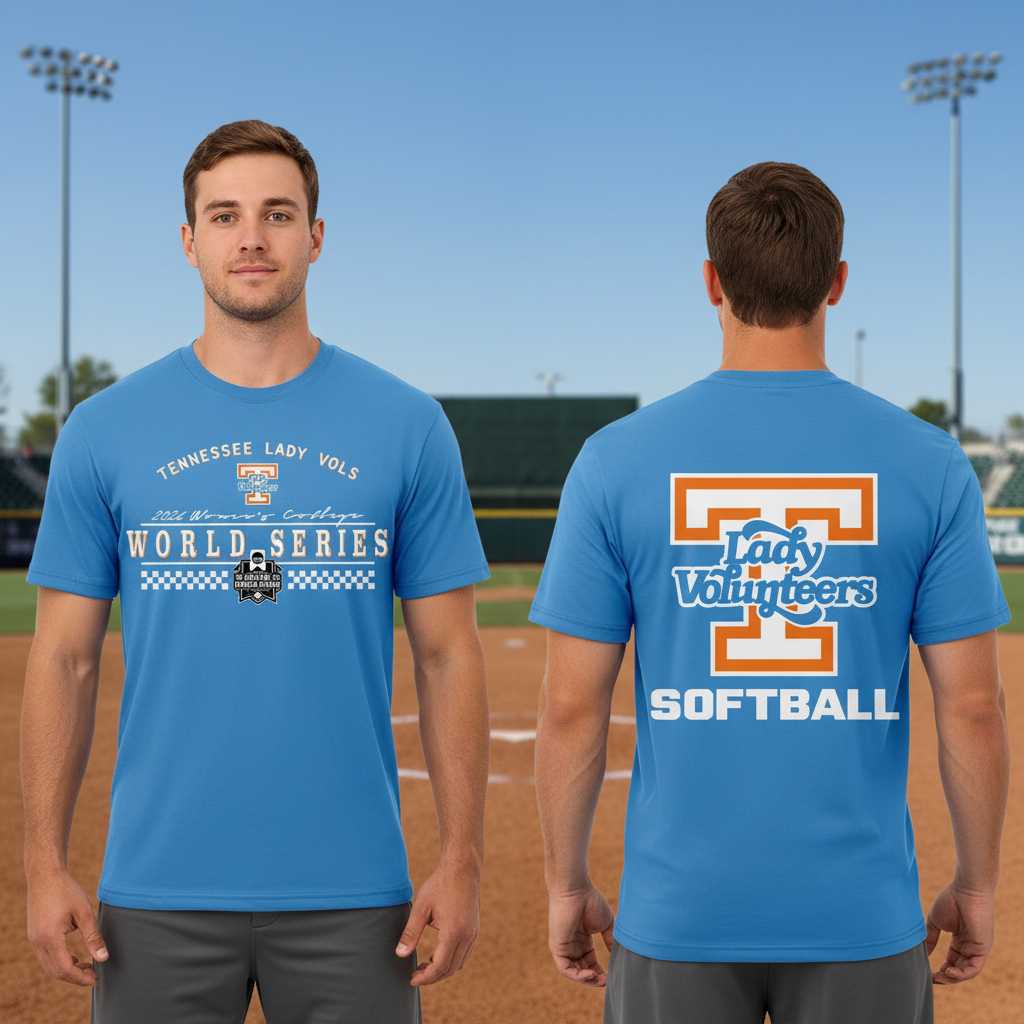 Tennessee Lady Vols 2026 Women’s College World Series T Shirt Tennessee Lady Vols 2026 Women’s College World Series T Shirt