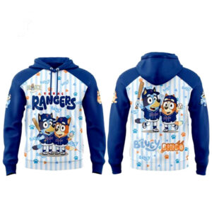 Texas Rangers Bluey Bingo 2026 Hoodie