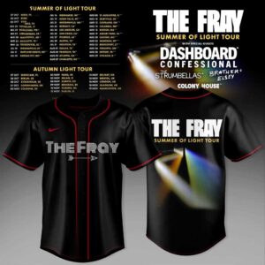 The Fray Summer of Light Tour Baseball Jersey