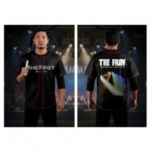 The Fray Summer of Light Tour Baseball Jersey The Fray Summer of Light Tour Baseball Jersey