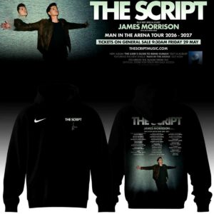 The Script Man In The Arena Tour Black Hoodie