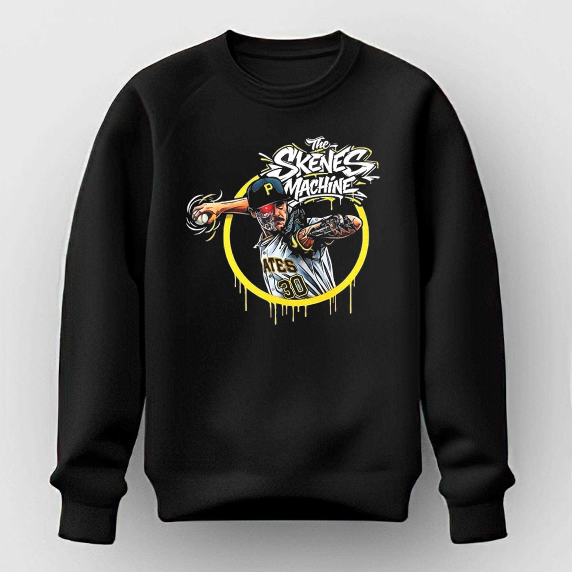 The Skenes Machine Paul Skenes Pittsburgh Pirates baseball Shirt The Skenes Machine Paul Skenes Pittsburgh Pirates baseball Shirt