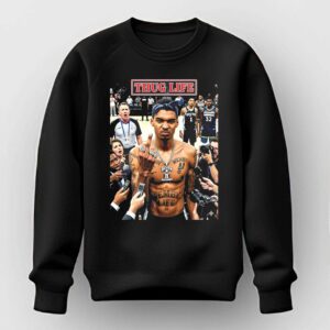 Thug Life Victor Wembanyama San Antonio Spurs NBA middle finger Shirt