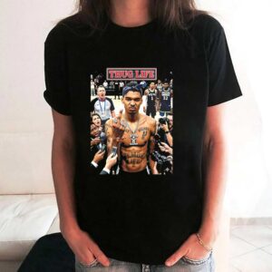 Thug Life Victor Wembanyama San Antonio Spurs NBA middle finger Shirt
