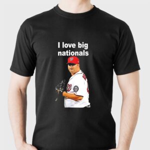 Todd Coffey Washington Nationals baseball I Love Big Nationals Shirt