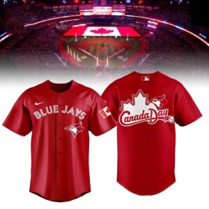 Toronto Blue Jays Canada Day 2026 It’s Time Red Baseball Jersey