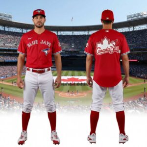 Toronto Blue Jays Canada Day 2026 It’s Time Red Baseball Jersey