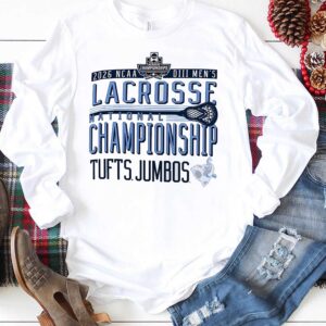Tufts Jumbos NCAA Division III Mens Lacrosse National Championship 2026 Tee