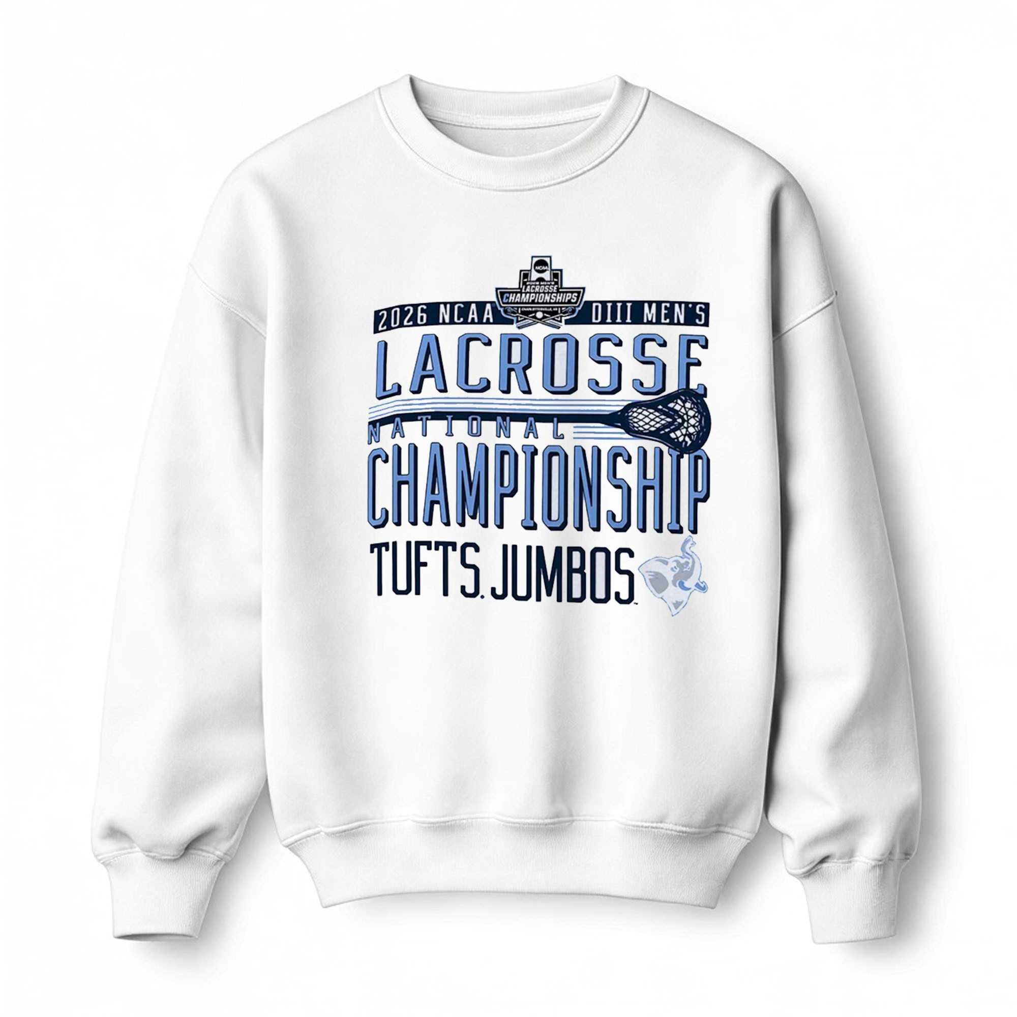 Tufts Jumbos NCAA Division III Mens Lacrosse National Championship 2026 Tee Tufts Jumbos NCAA Division III Mens Lacrosse National Championship 2026 Tee
