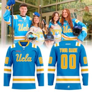UCLA Bruins New 2026 Custom Name Hockey Jersey