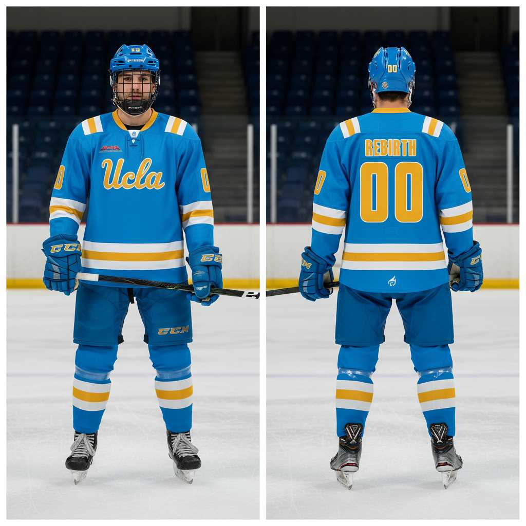 UCLA Bruins New 2026 Custom Name Hockey Jersey