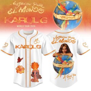 Viajando Por El Mundo Tropitour Jersey 2026 White
