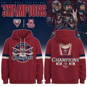 Victoire de Montreal PWHL Walter Cup Finals Champions 2026 Tee Hoodie