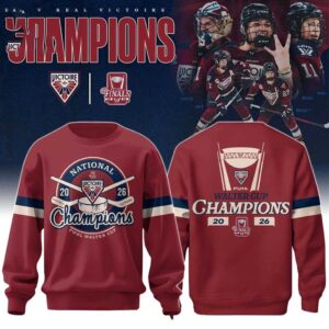 Victoire de Montreal PWHL Walter Cup Finals Champions 2026 Tee Hoodie