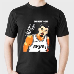 Victor Wembanyama San Antonio Spurs NBA One More to Go Shirt