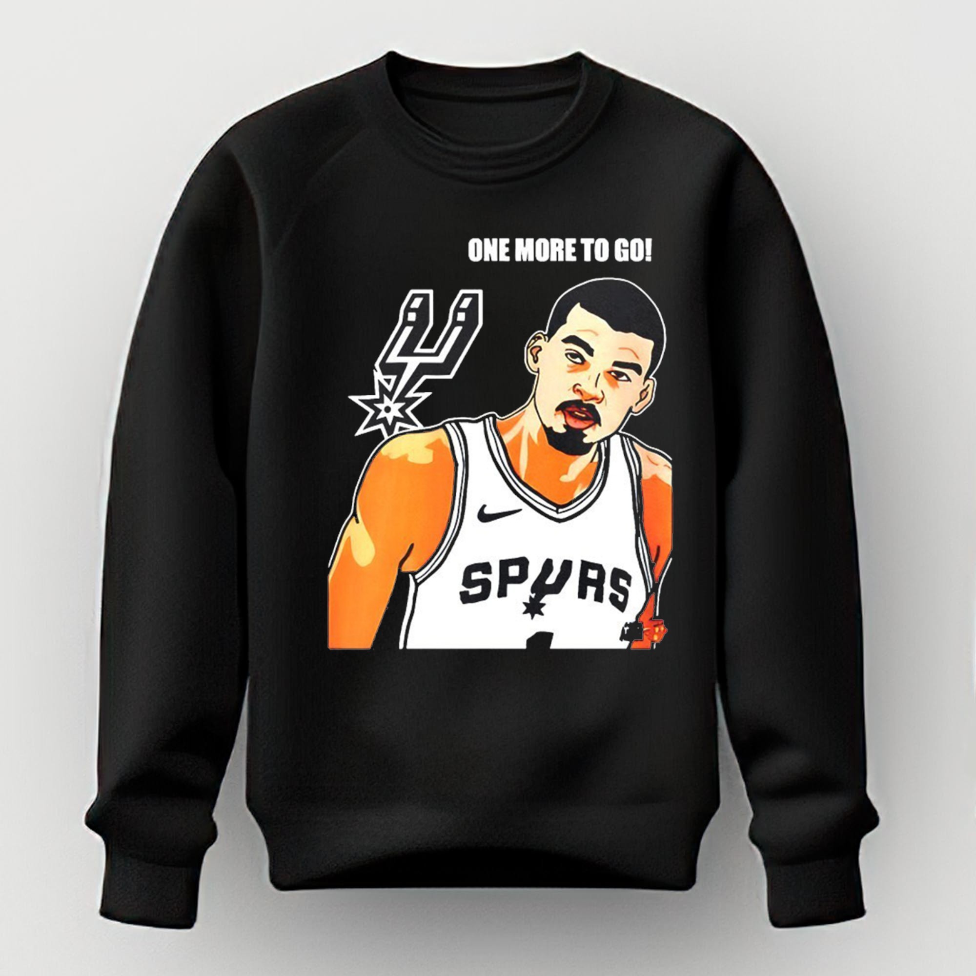Victor Wembanyama San Antonio Spurs NBA One More to Go Shirt Victor Wembanyama San Antonio Spurs NBA One More to Go Shirt