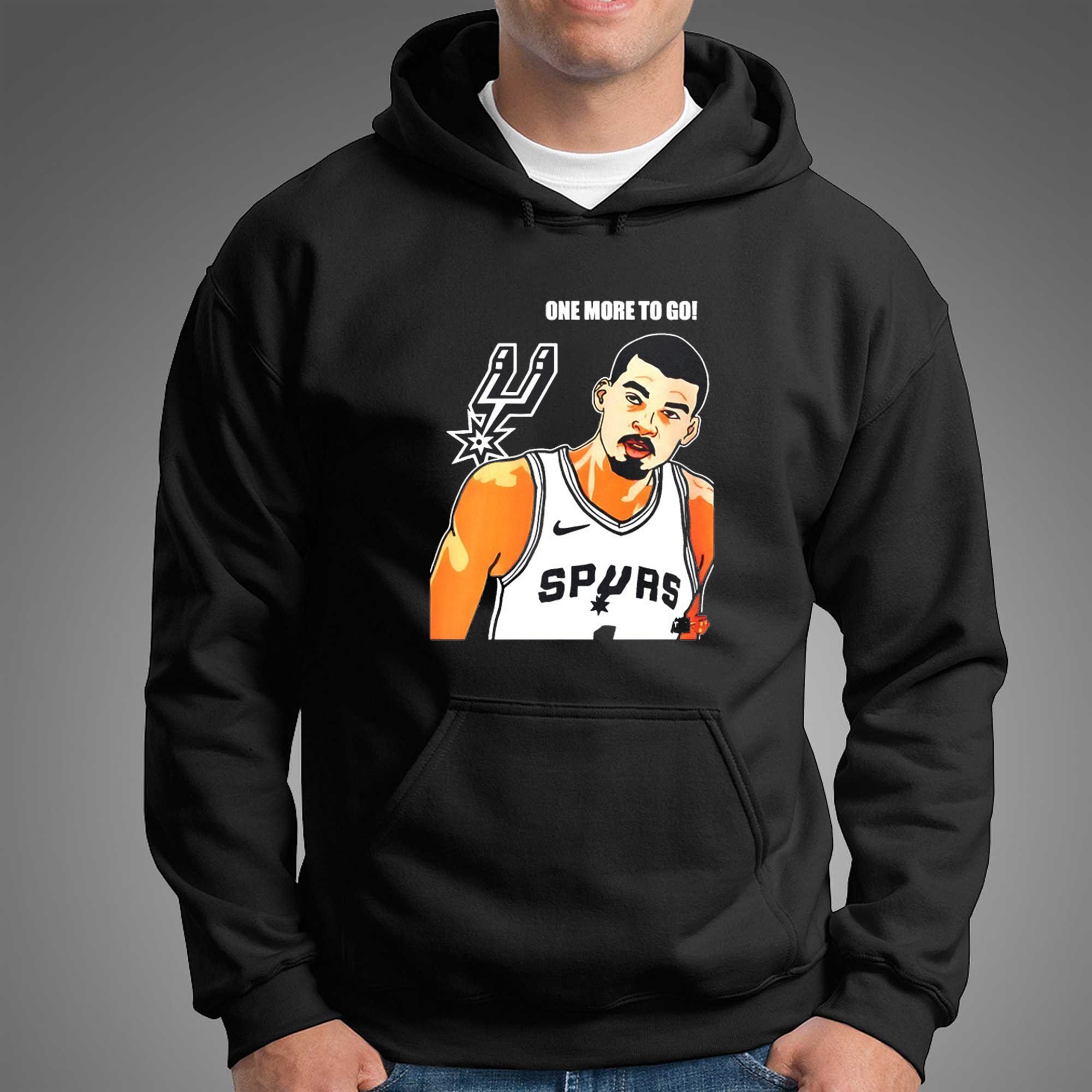 Victor Wembanyama San Antonio Spurs NBA One More to Go Shirt Victor Wembanyama San Antonio Spurs NBA One More to Go Shirt