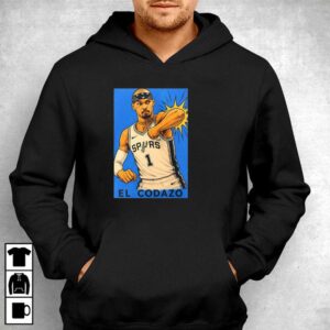 Victor Wembanyama San Antonio Spurs basketball elbowing El Codazo Shirt