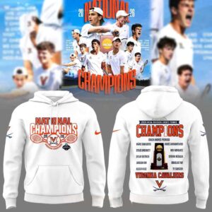 Virginia Cavaliers Tennis 2026 NCAA DI National Champions Tee Hoodies