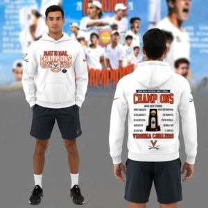 Virginia Cavaliers Tennis 2026 NCAA DI National Champions Tee Hoodies
