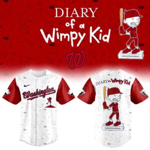 Washington Nationals Diary Of A Wimpy Kid Baseball Night 2026 Jersey