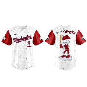 Washington Nationals Diary Of A Wimpy Kid Baseball Night 2026 Jersey