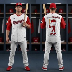 Washington Nationals Diary Of A Wimpy Kid Baseball Night 2026 Jersey