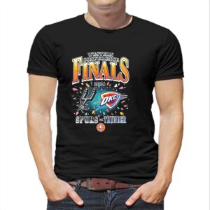 Western Conference Finals NBA 2026 San Antonio Spurs vs Oklahoma City Thunder basketball logo Shirt