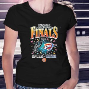 Western Conference Finals NBA 2026 San Antonio Spurs vs Oklahoma City Thunder basketball logo Shirt