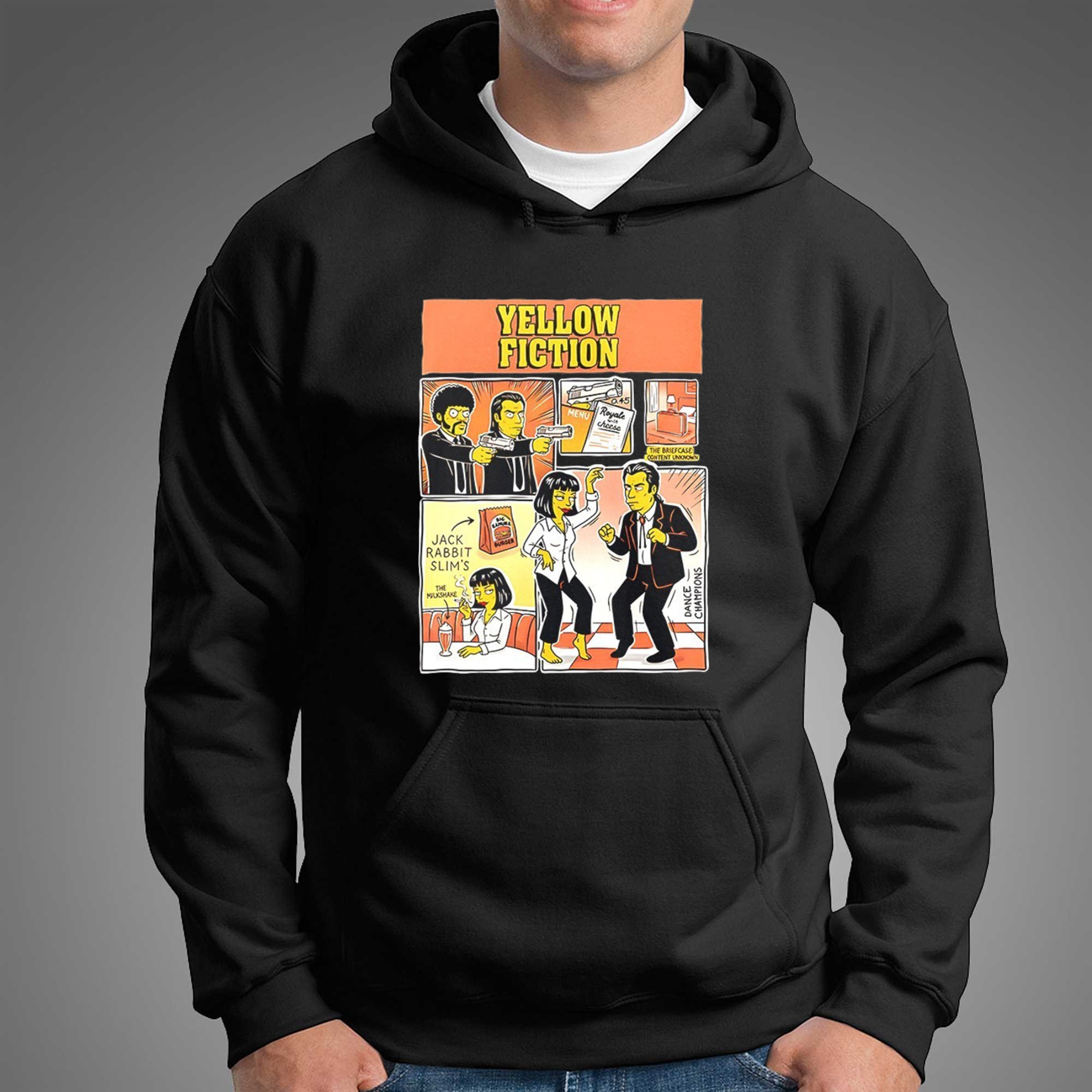 Yellow Fiction Inspired by Pulp Fiction Shirt Yellow Fiction Inspired by Pulp Fiction Shirt