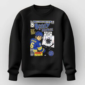 Zach Benson Benny The Menace Buffalo Sabres Hockey Comic Shirt