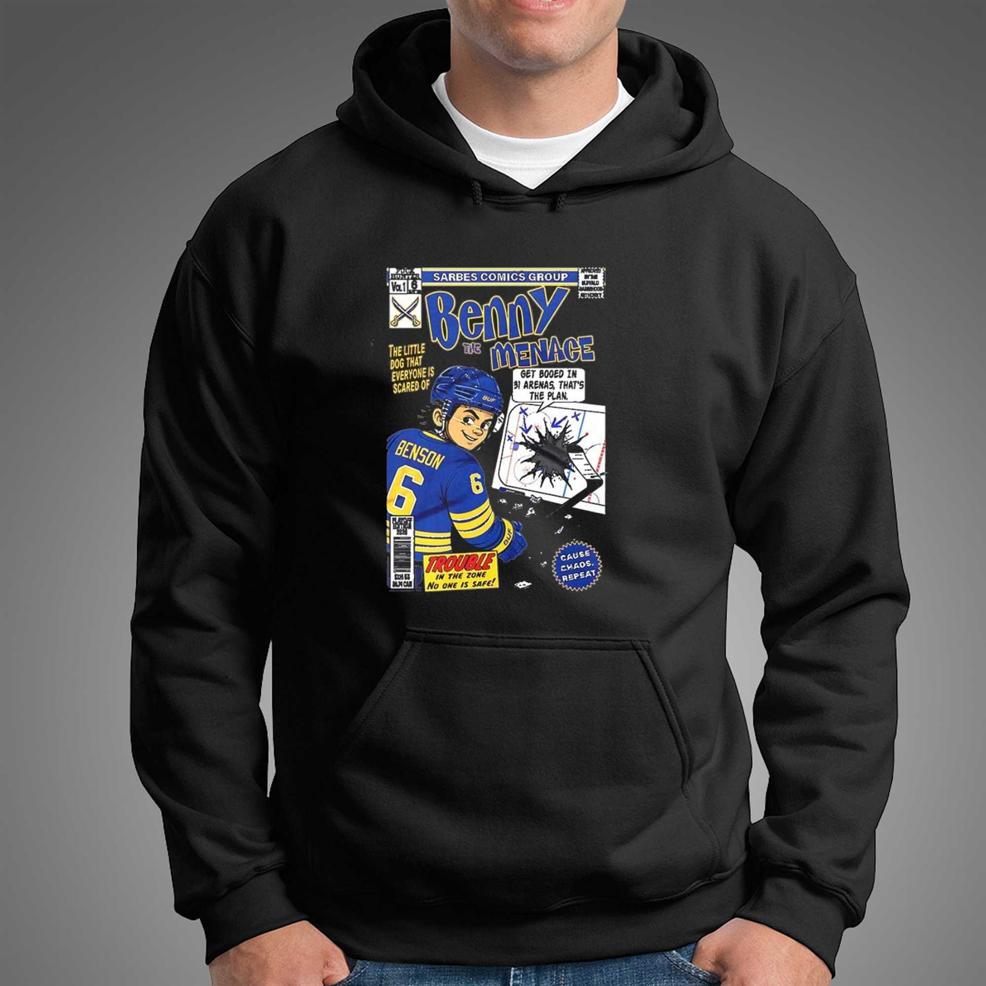 Zach Benson Benny The Menace Buffalo Sabres Hockey Comic Shirt Zach Benson Benny The Menace Buffalo Sabres Hockey Comic Shirt