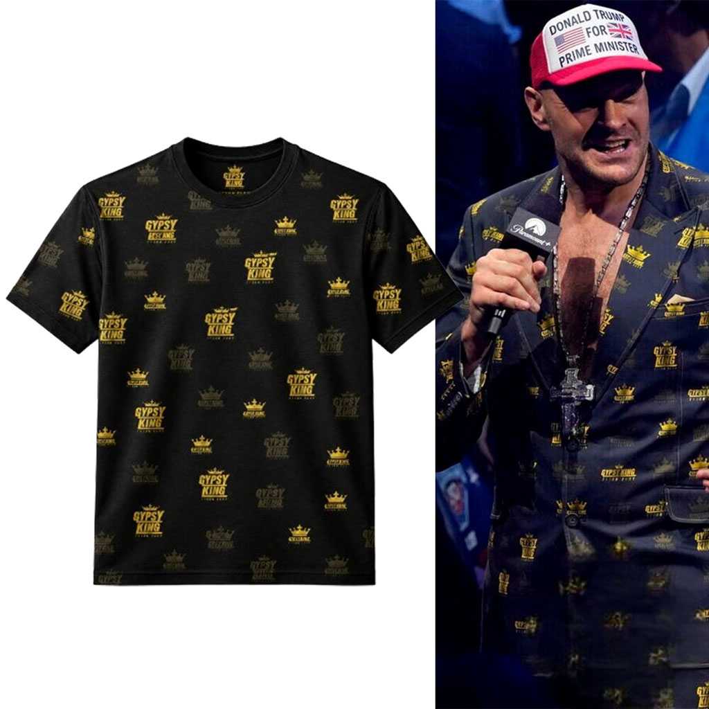 2026 Tyson Fury Gypsy King Crown Shirt At UFC 2026 Tyson Fury Gypsy King Crown Shirt At UFC