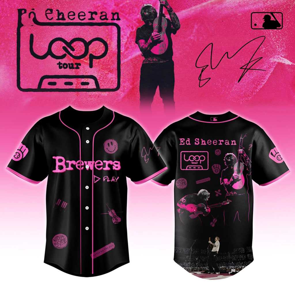 All Team MLB Ed Sheeran Loop Tour 2026 Jersey All Team MLB Ed Sheeran Loop Tour 2026 Jersey
