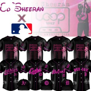 All Team MLB Ed Sheeran Loop Tour 2026 Baseball Jersey