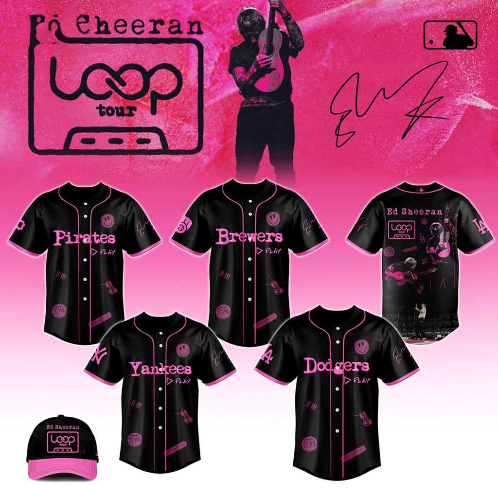All Team MLB Ed Sheeran Loop Tour 2026 Jersey All Team MLB Ed Sheeran Loop Tour 2026 Jersey